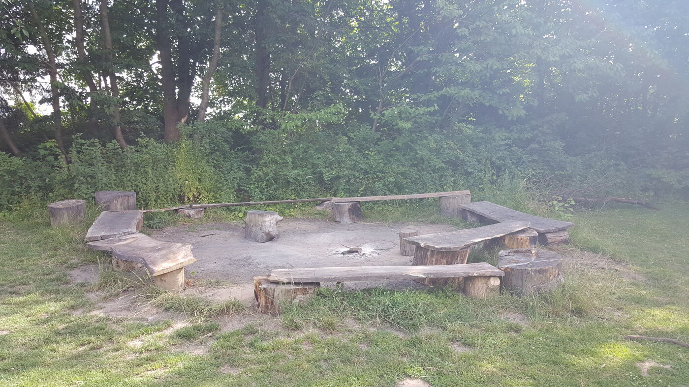Bålplads på grunden